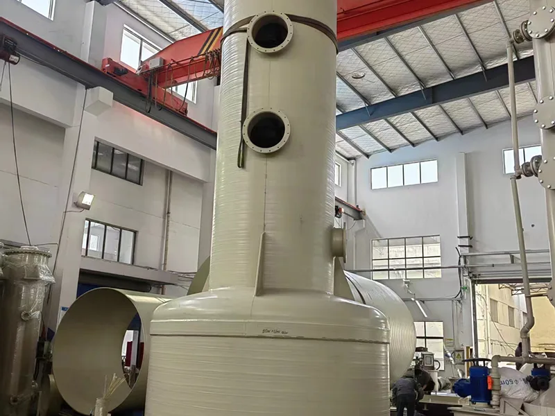 Tháp hấp thụ khí thải PP